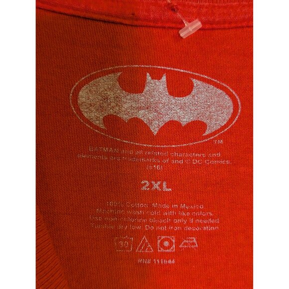 DC Comics Batman Robin Red T-Shirt 2XL - Picture 3 of 4